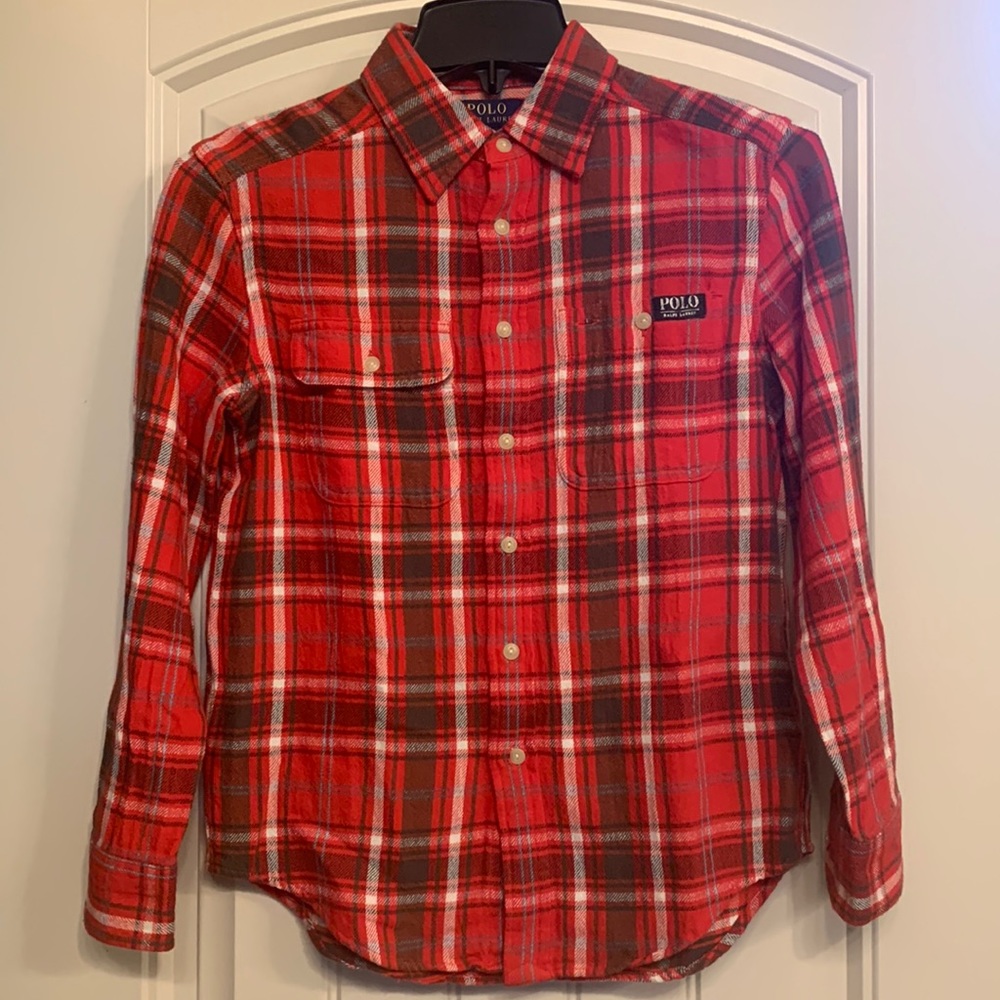 Polo Ralph Lauren Boy’s Plaid Flannel Button-up